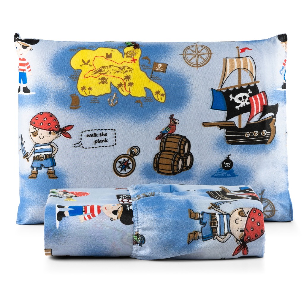 Jogo de Lençol Solteiro 2 Peças 170 Fios Toque Aveludado Elástico Estampado em Oferta na Shopee