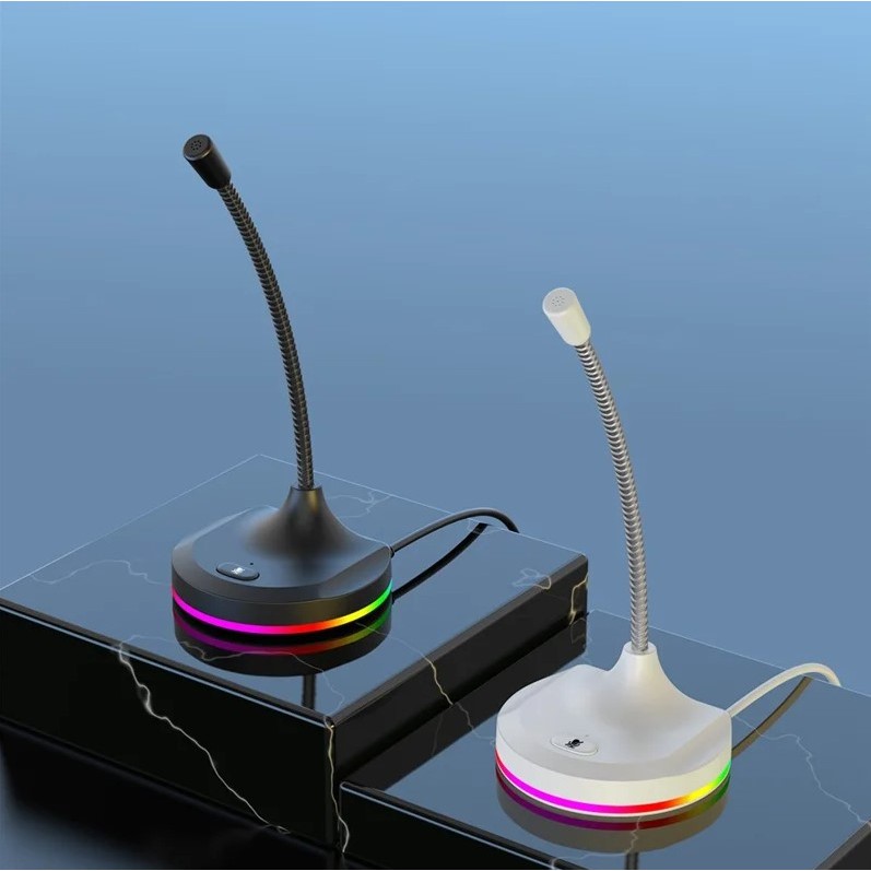 Microfone Usb Omnidirecional De Mesa Para Pc Computador em Oferta na Shopee