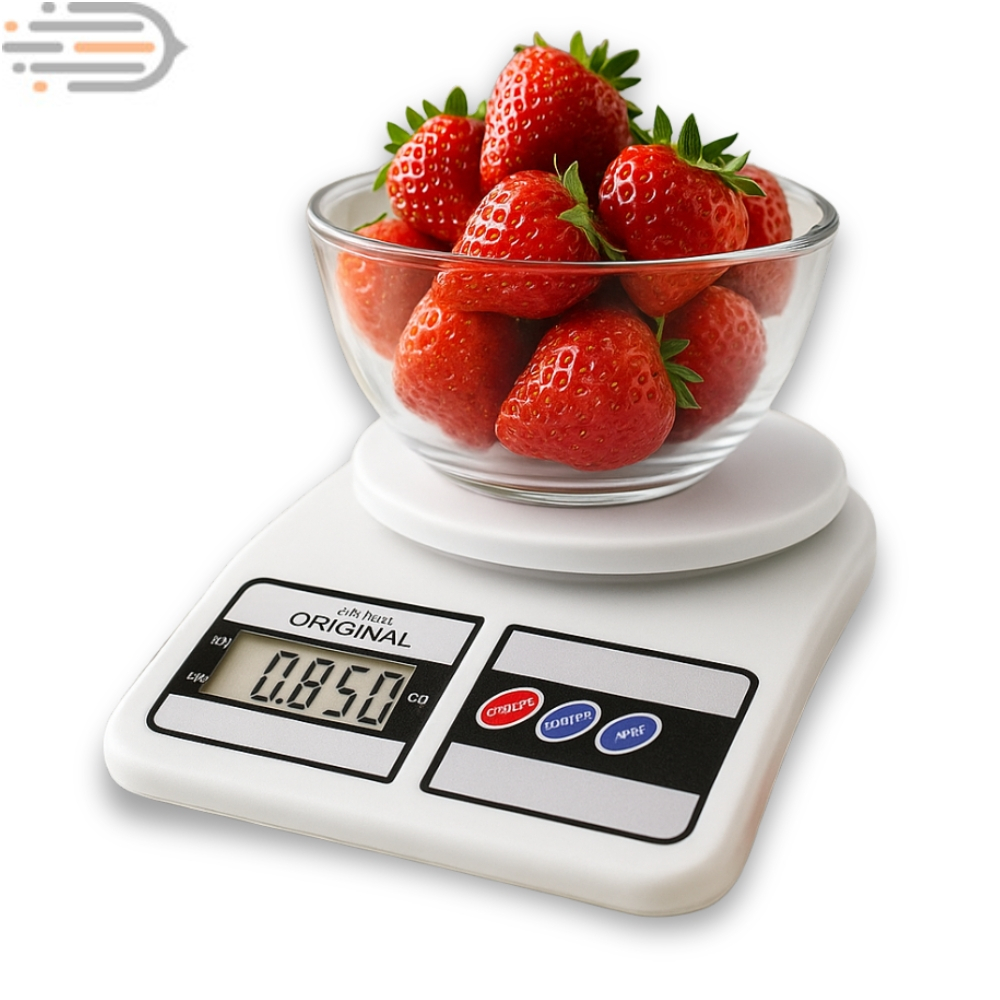 Balança Digital Cozinha 10kg Alta Precisão | Função Tara para Dieta e Receitas