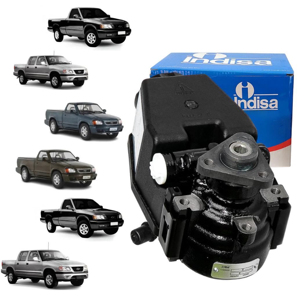 Bomba de Direção hidráulica Para Veículos GM Chevrolet: S10 2.2 1995 1996 1997 1998 1999 2000 Produto Novo Original Ind em Oferta na Shopee