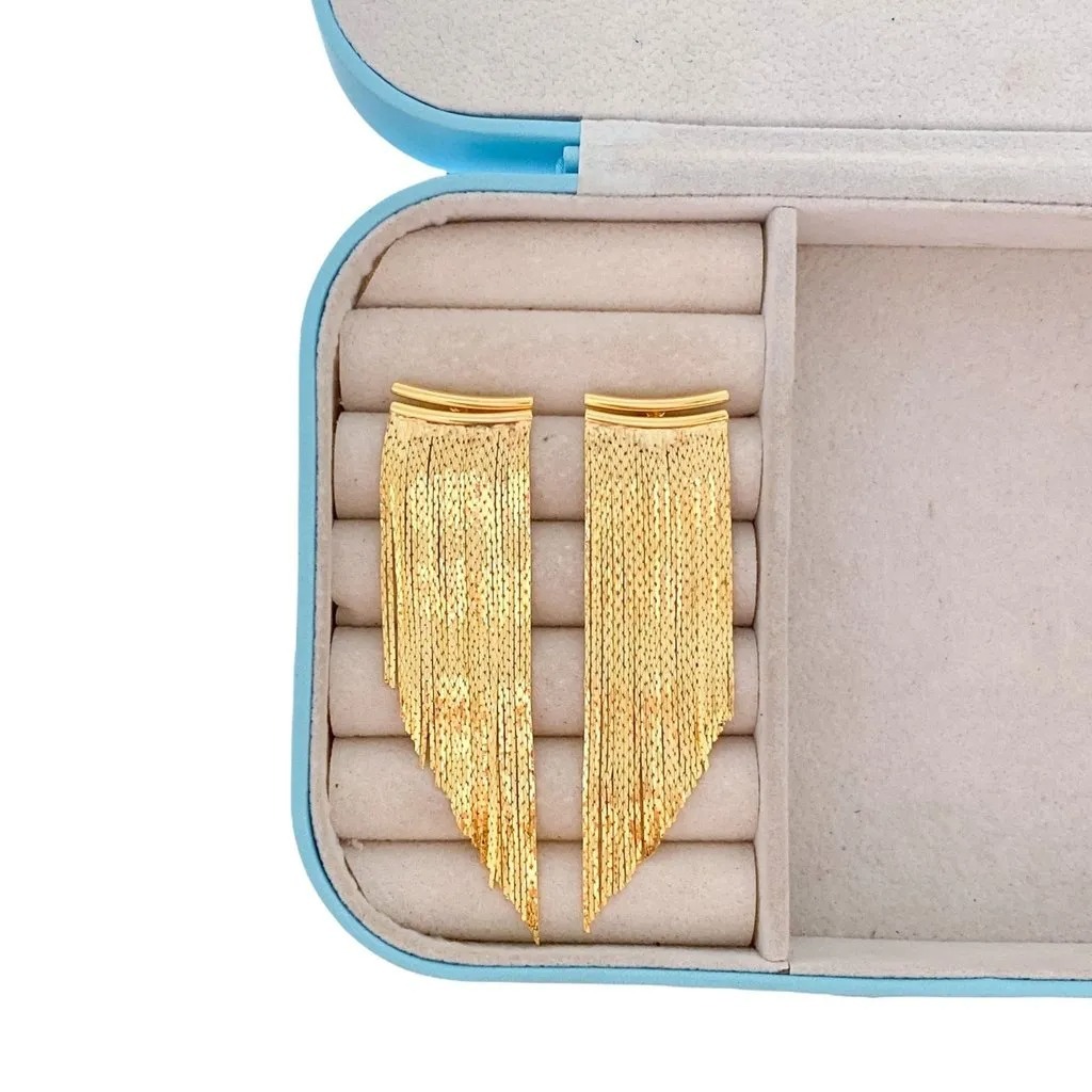 Brincos Longos de Franja: Onde Comprar | BuscaProdutos