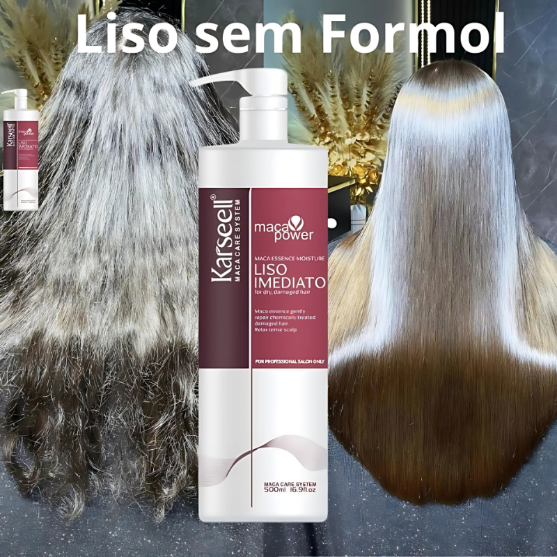 Karseell Liso Imediado 500g - Lisoterapia Transformação Definitiva em Oferta na Shopee