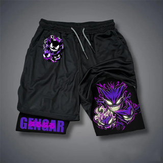 Short Compressão 2 em 1 Dry-Fit Arte Pokemon Fantasma Classico Game Anime Mode Geek Gym Fitness em Oferta na Shopee