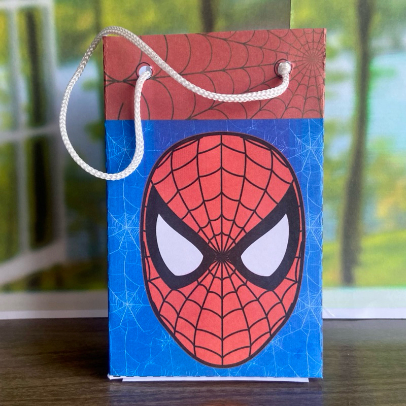 Sacolinha Surpresa Personalizada Lembrancinha Homem Aranha PEGUE E MONTE