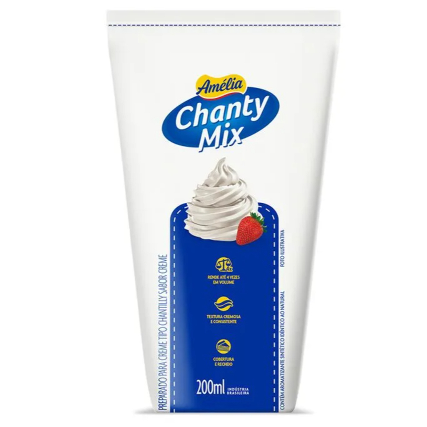 Chantilly ChantiMix 200ml Amélia em Oferta na Shopee