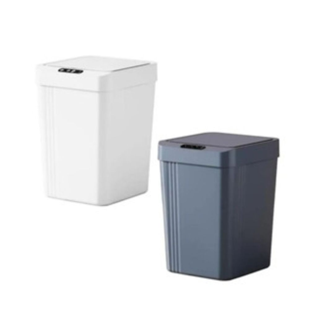 Lixeira Automática 13L Sensor Inteligente Tampa com Abertura Automática Toque Fácil Sem Contato Cesto de Lixo Cozinha