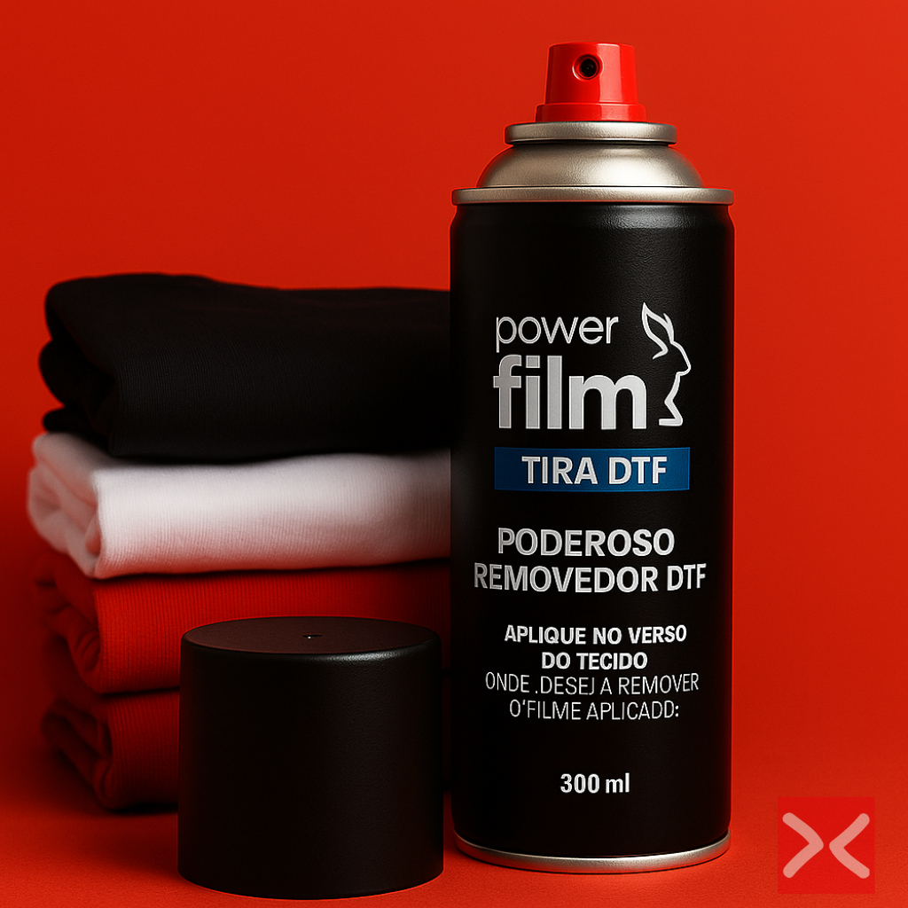 Spray Tira DTF para Remoção de Logotipos e Estampas de Camisas - Camisetas 300ml