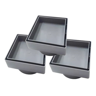 3pcs Ralo Oculto 10x10 Seca Piso Porcelanato Inteligente Cinza em Oferta na Shopee
