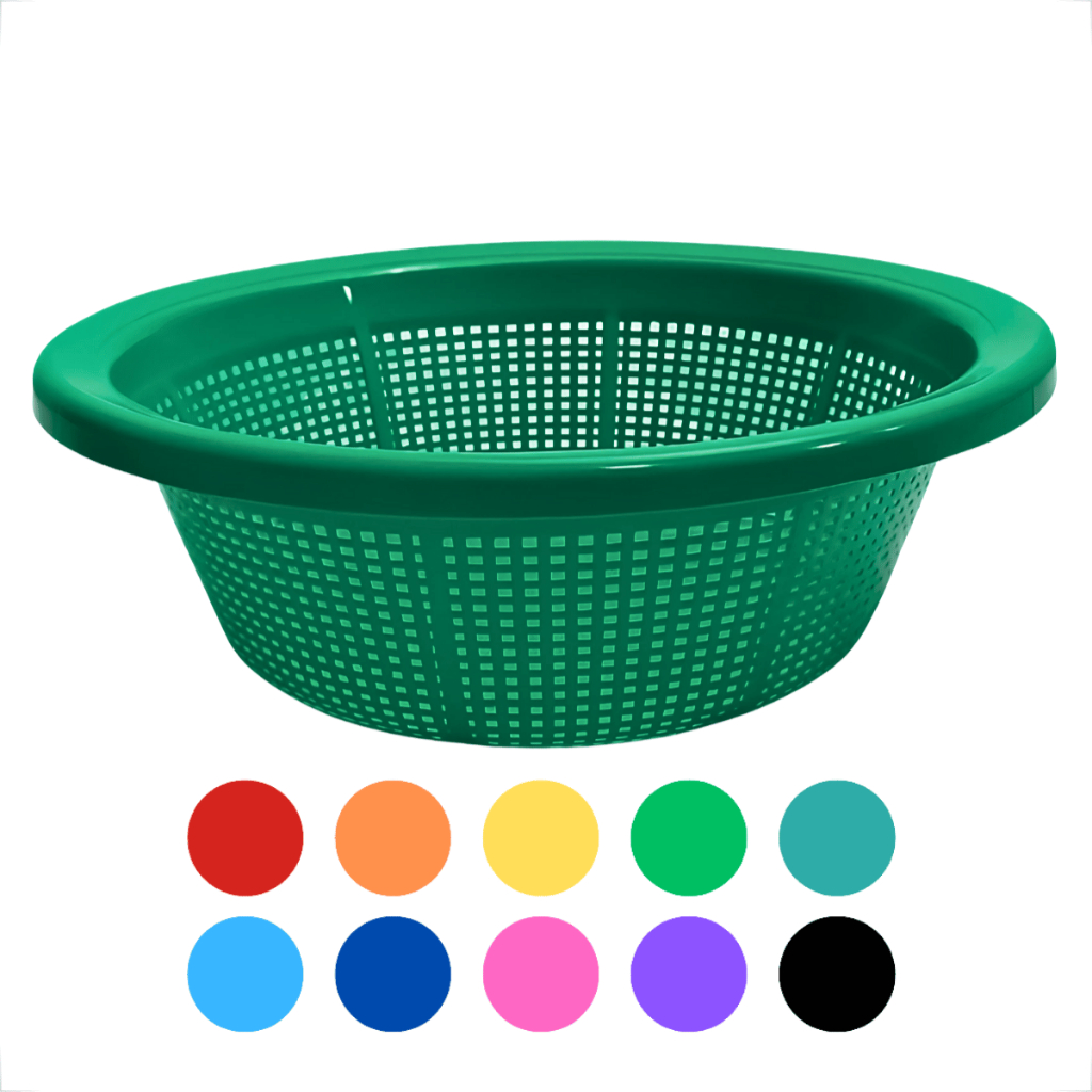 Escorredor Lava Tudo Plastico Compacto Seguro para Alimentos Arroz Macarrao Legumes