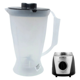 Copo De Liquidificador Britania Eletronic Pro 2 Em 1 tampa preta