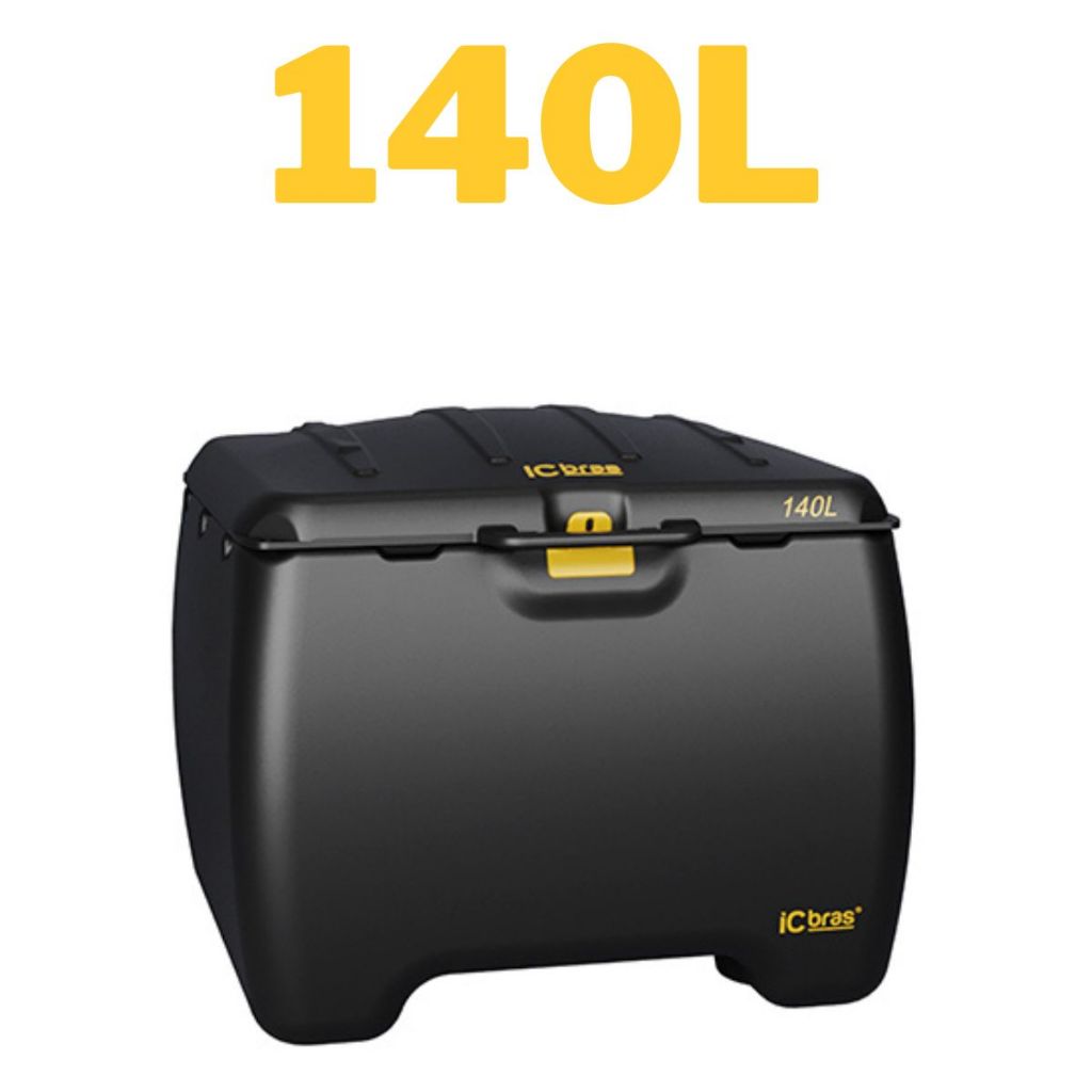 Imagem Baú 140 Litros Para Moto Caixa Para Entrega Motoboy Bauleto ICBRAS