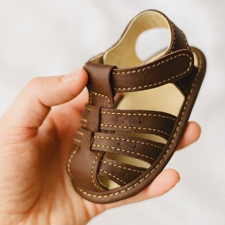 Sandalia Bebê Franciscana Menino Modelo Fechado Confortável Lançamento em Oferta na Shopee