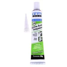 Bisnaga Silicone Acético Construção Transparente 50g | TEKBOND