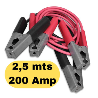 Cabo Para Chupeta Transferência Carga de Bateria Com 2,5m 200amp 12V Automotiva Para Carro Veículos em Oferta na Shopee