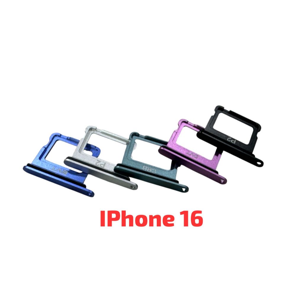 Gaveta Bandeja Slot Chip Para iPhone 16 COM CHAVINHA