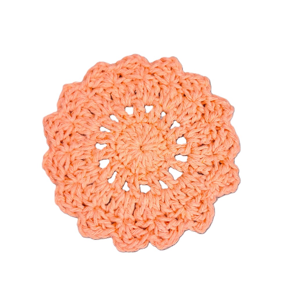 Kit 6 Sousplat Supla Descanso Porta Copos de Crochê Decoração Cozinha Mesa de Jantar Suplat Crochet
