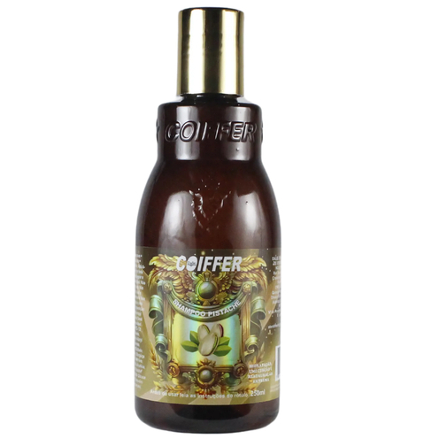 SHAMPOO DE PISTACHE COIFFER 250ML (Limpeza, hidratação, umectação e restauração)