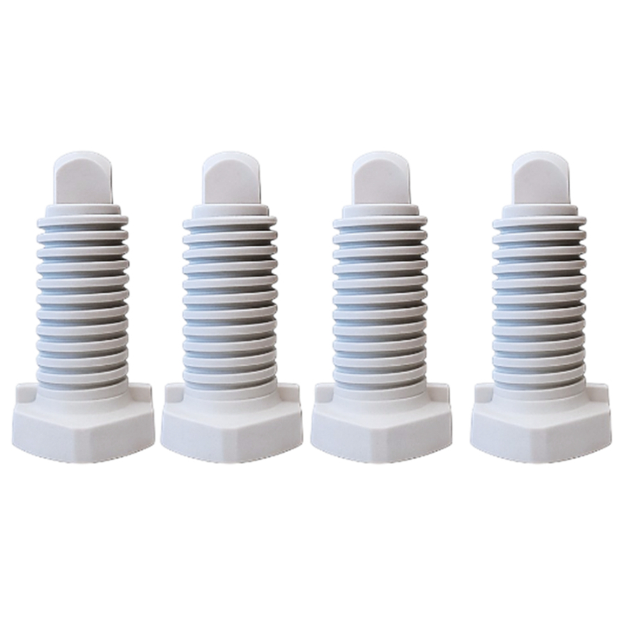 Kit 4un Pé Parafuso Para Lavadoras Electrolux 67490030