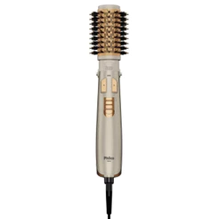 Escova Rotativa Philco PER03 5x1 Secadora de Cabelos 1300w Cinza com Dourado Bivolt