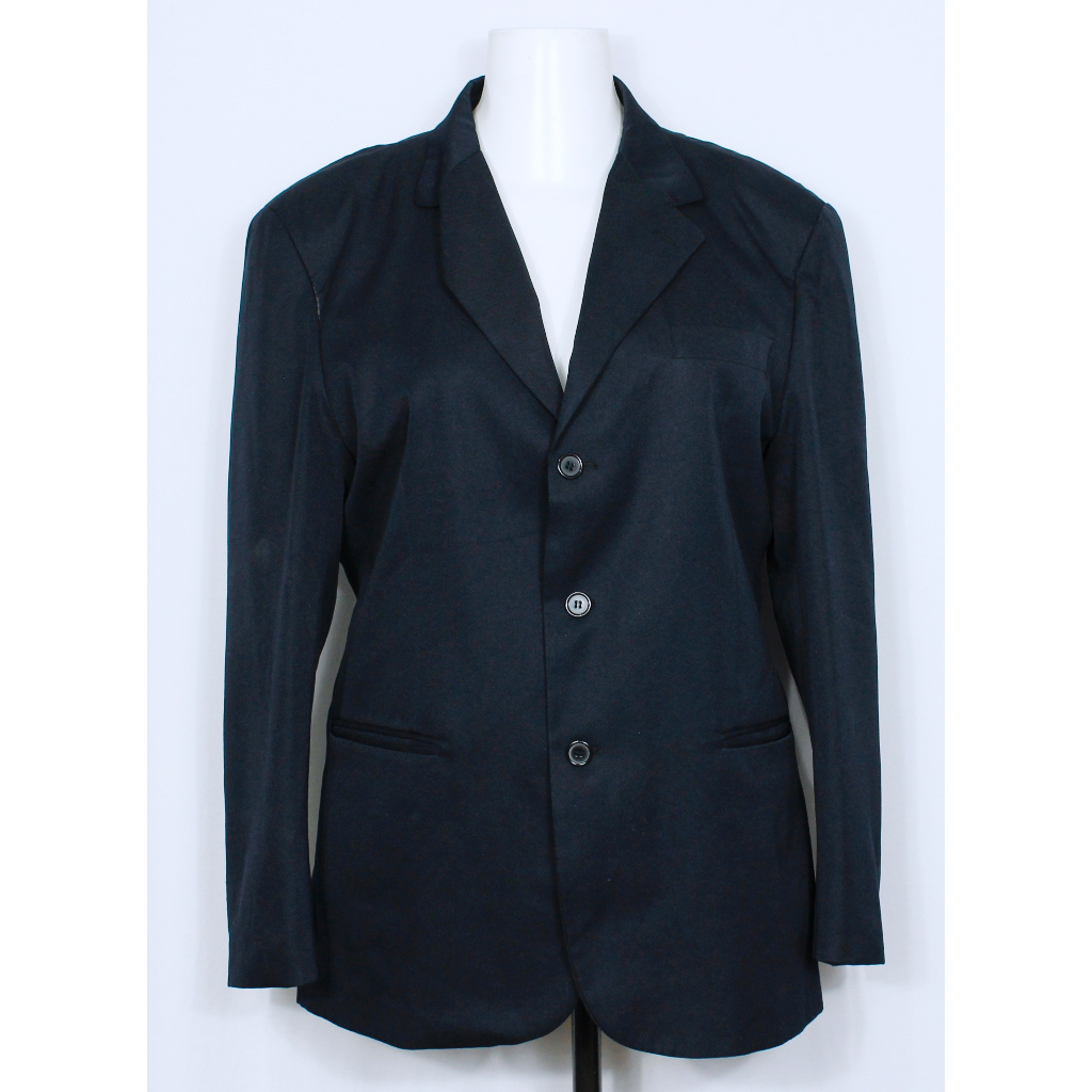Blazer social alfaiataria masculina azul marinho - Tamanho 52 - Ref. 4318 (brechó)