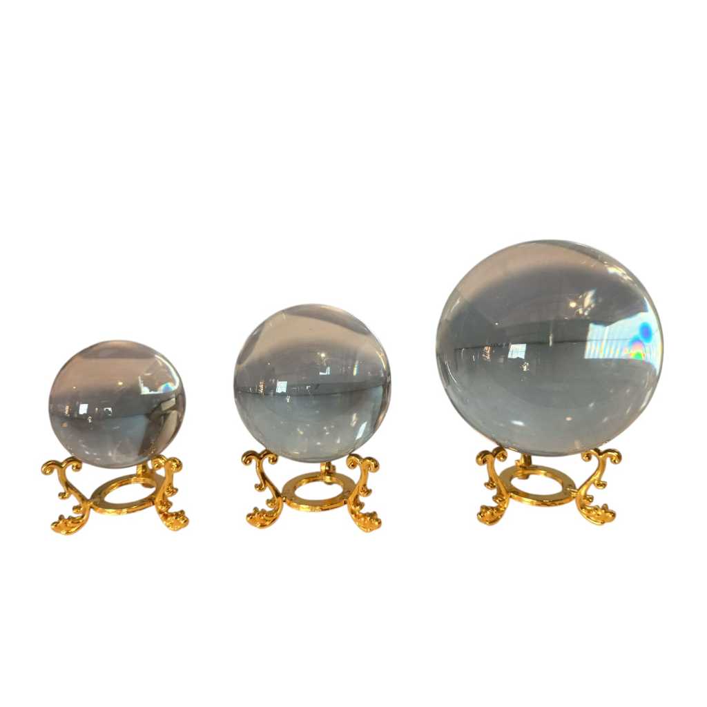 "Bola de Cristal Com Base: Ferramentas de Conexão Espiritual" Unidade em Oferta na Shopee