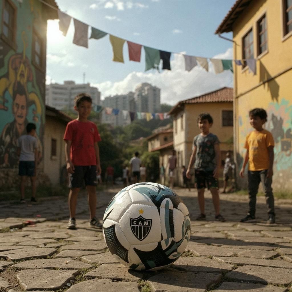 Bola De Futebol Atlético Galo De Campo Nº 5 bola futebol criança