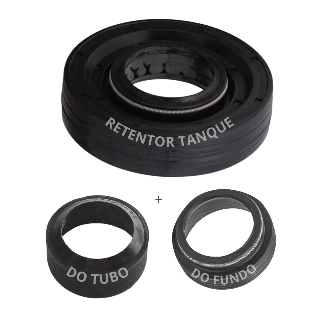 Kit Retentor Tanque Fundo da Caixa e Tubo Brastemp/Consul Eletrônica