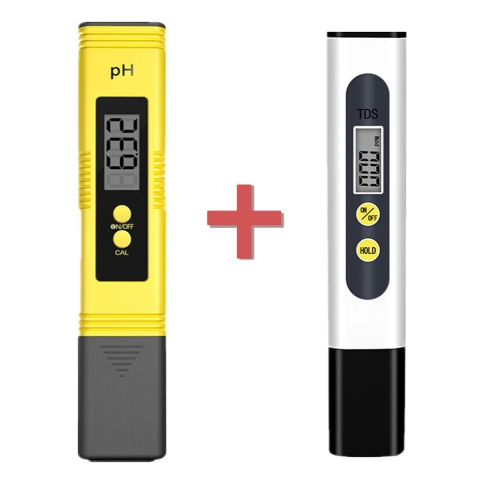 Kit Medidor De Ph Digital + Tds Condutivimetro Ec Hidroponia Adicionar aos favoritos em Oferta na Shopee