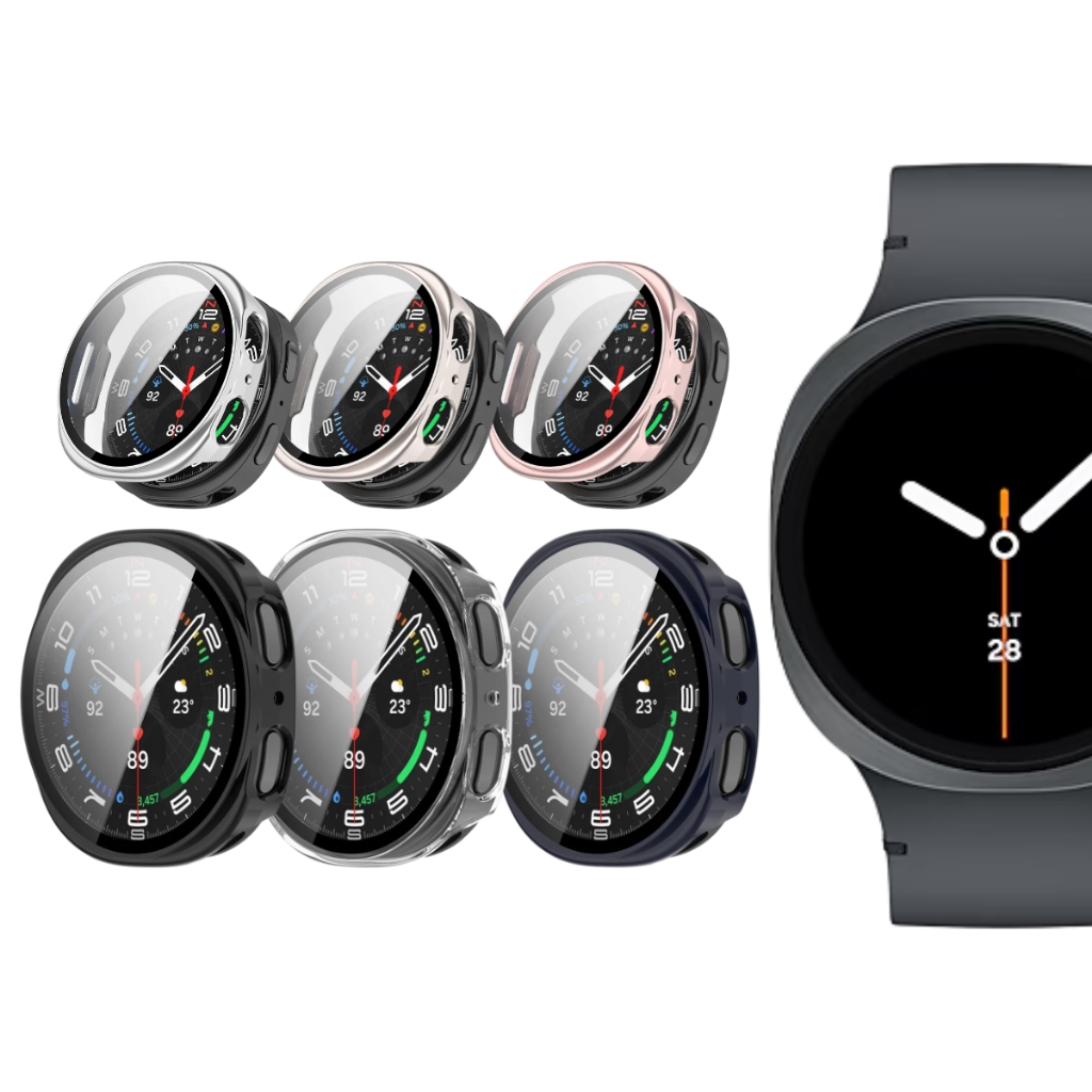 Capa Capinha Bumper Case Compatível Com Samsung Galaxy Watch 8 40mm E 44mm SM-L320 SM-L330