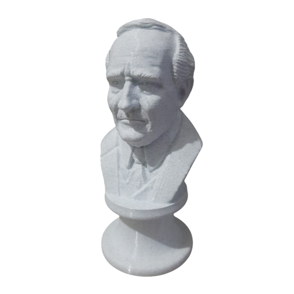 Escultura Busto J. R. R. Tolkien - Escritor Britânico - Impressão 3D