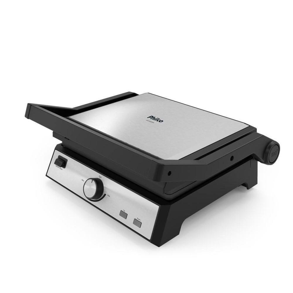 Grill Philco Pgr50a 2 Em 1 Chapa  Com Abertura 180° em Oferta na Shopee
