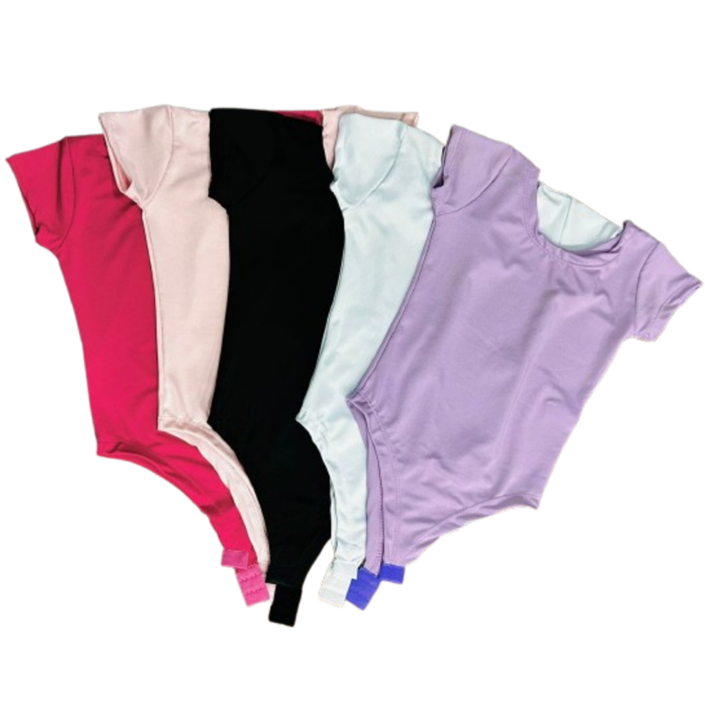 Body Infantil Liso Menina 1 a 10 Anos Pronta Entrega Branco Rosa Pink Lilás Preto