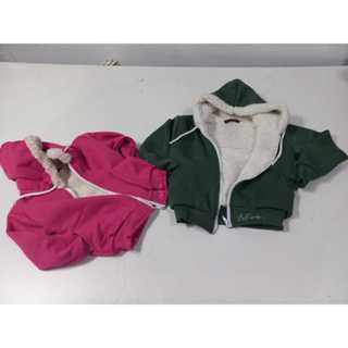 Blusa de moletom com pele em Oferta na Shopee