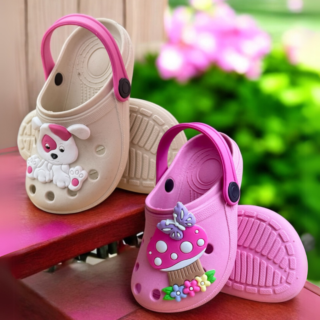 Kit 2 Sandália Infantil Babuche Menina Papete Chinelo — imagem 2 de 2