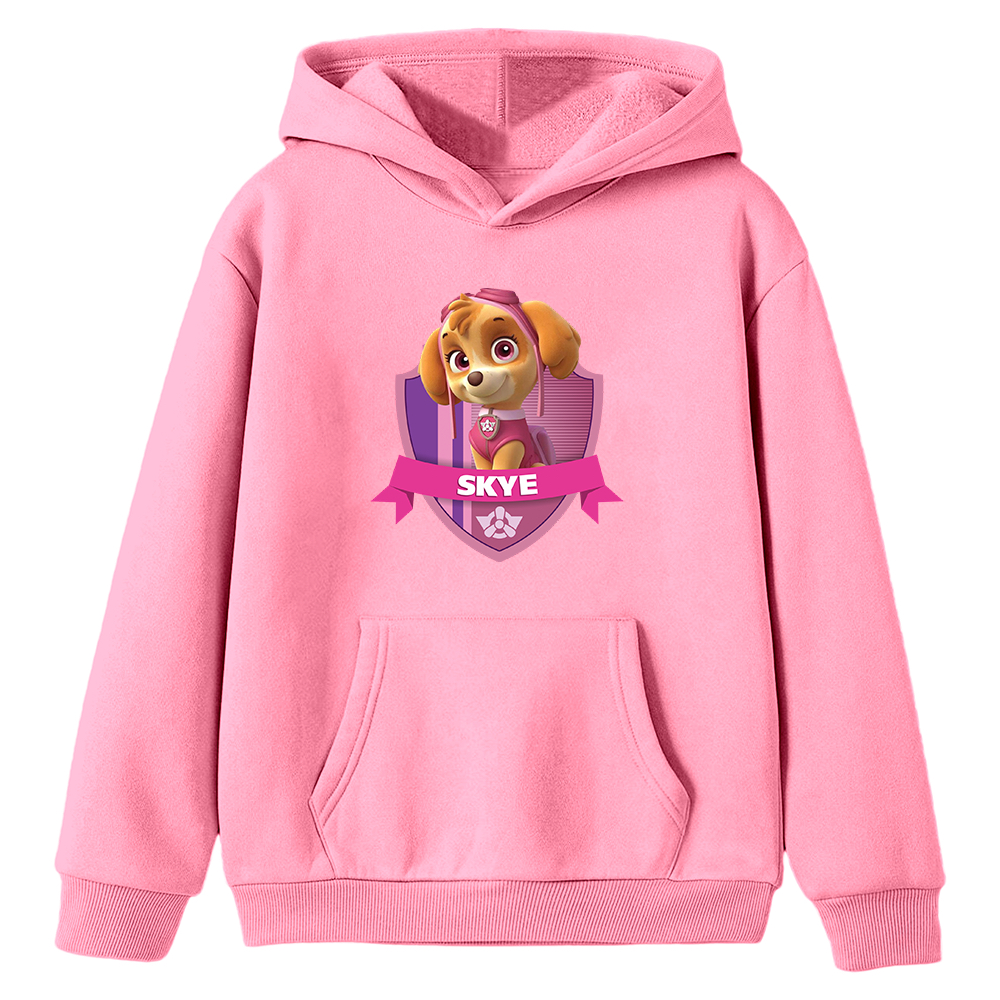 Moletom Infantil Canguru Skye Pa-tru-lha Ca-ni-na Desenho Tv Kids Blusa Flanelado