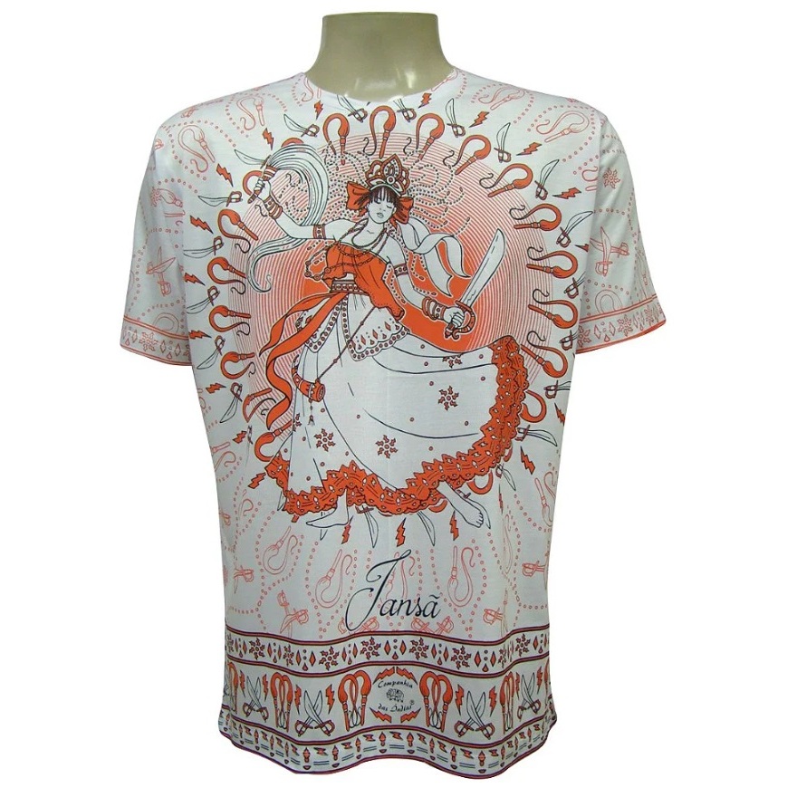 Camiseta Iansa Mandala Orixa Umbanda Candomble