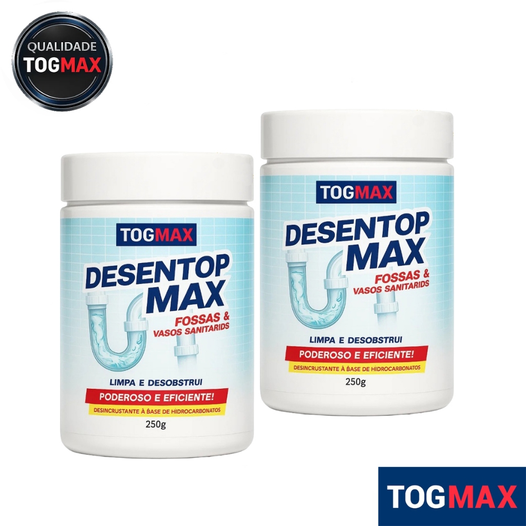 Desentupidor Ralos Canos Pia Desentop Max Limpa Caixa De Gordura Togmax