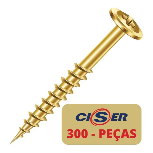 Parafuso Flangeado 4,5x45 45x45 Ciser Philips 300u Madeira
