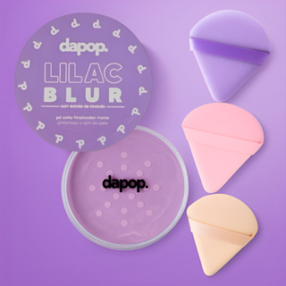 Kit Pó Finalizador Dapop Lilac Blur Matte Com Extrato de Lavanda + 2 Esponjas de Maquiagem em Oferta na Shopee