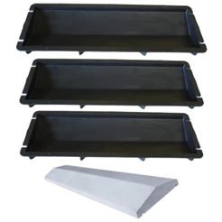 Kit c 3 Pingadeira 60x19x5 Pingueira Reborde Capa de Muro Chapéu Parede Protetor Concreto