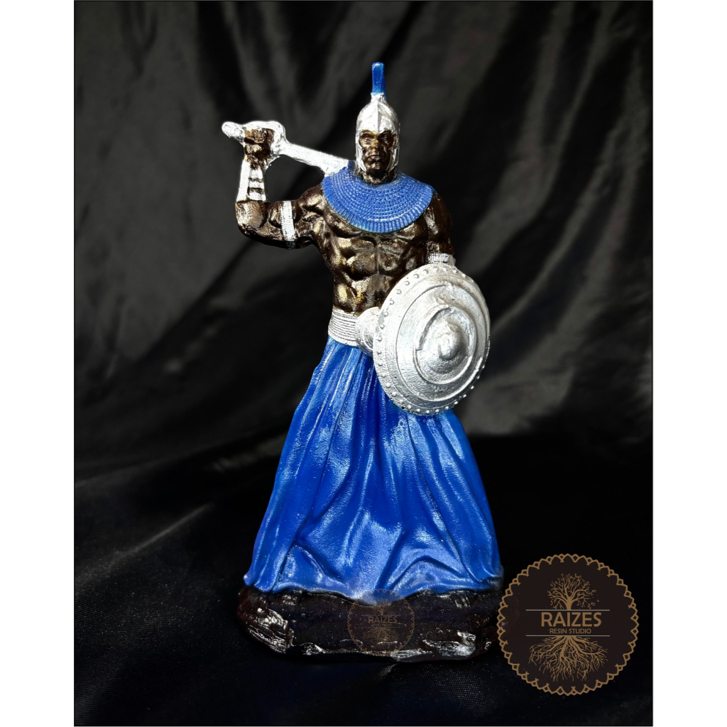 Estátua/Escultura Miniatura Imagem Ogum em Oferta na Shopee