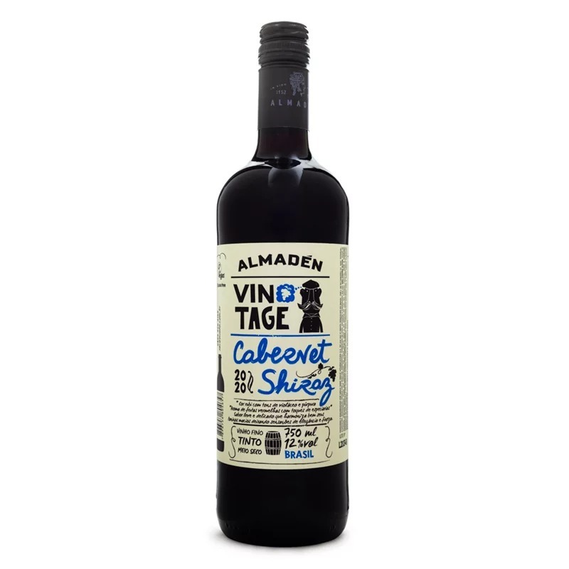 Vinho Fino Meio Seco Miolo Almaden Vintage Blend 750 ml Escolha o seu em Oferta na Shopee