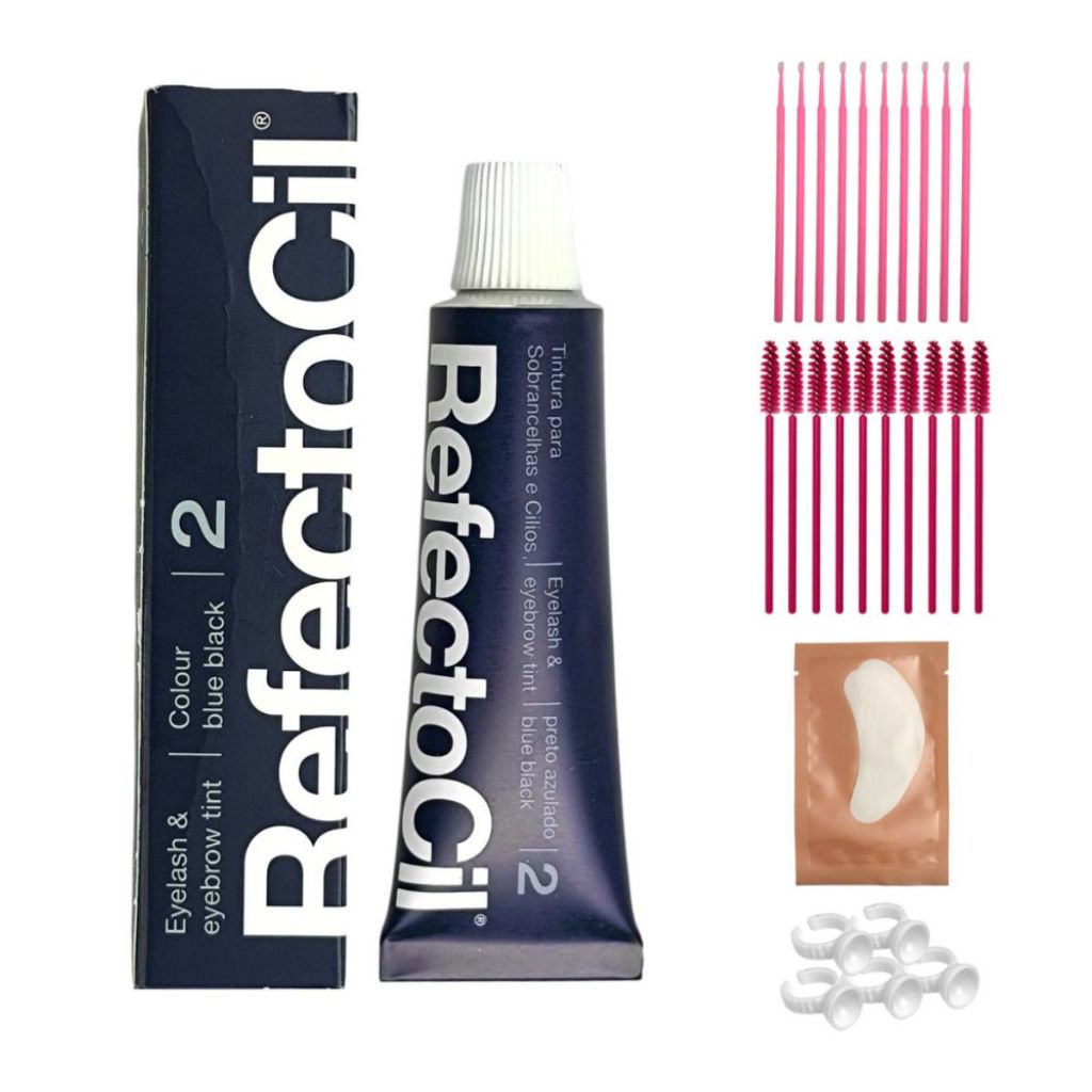 Tintura Refectocil Para Cílios E Sobrancelhas 2.0 Preto Azulado 15ml