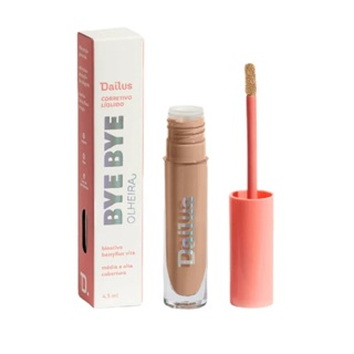 Corretivo Líquido Dailus Bye bye Olheira Pele Vegano 4,5ml em Oferta na Shopee
