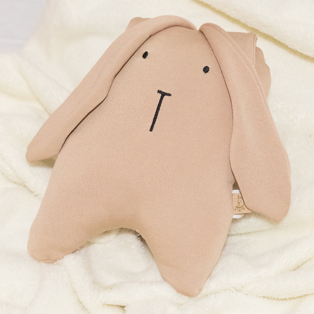 Coelho de Pelucia Naninha Para Bebe Antialérgico Ursinho Pelucia Fofo Macia