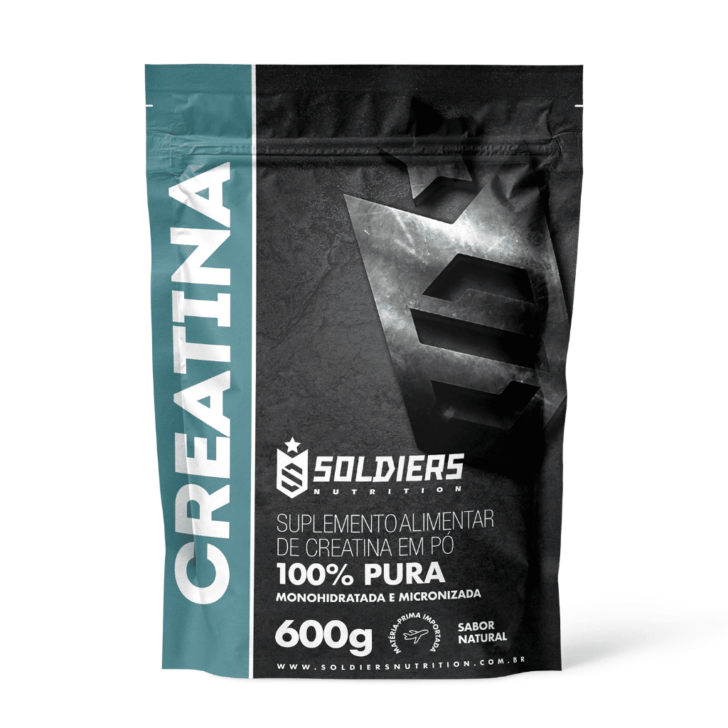Creatina Monohidratada 600g - 100% Pura Importada - Soldiers Nutrition - Health
