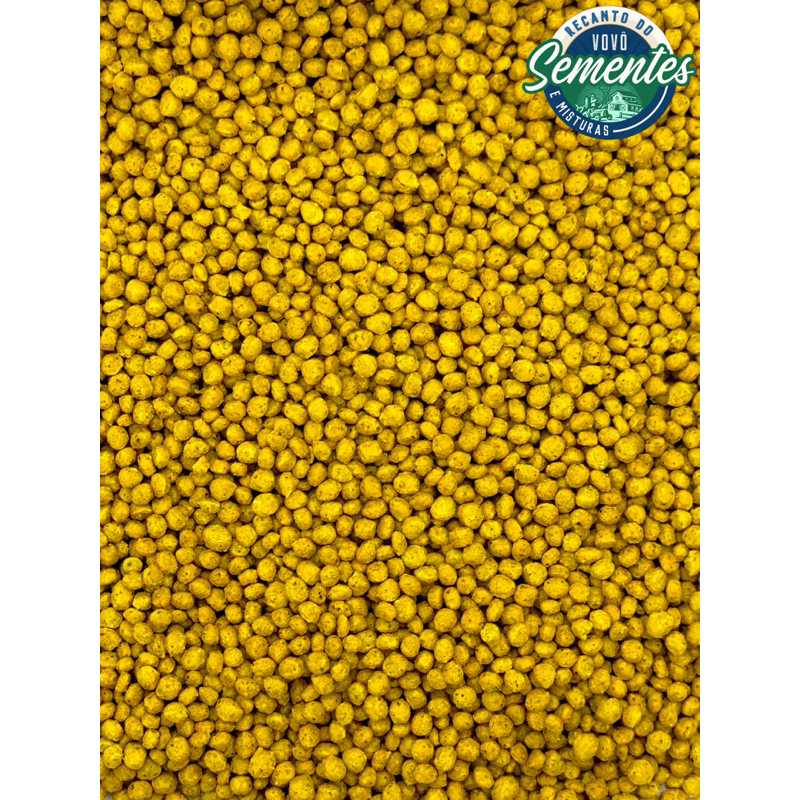 500g / 2kg Ração Extrusado BANANA amarelo para Calopsita Ring Neck trinco ferro sabiá e corrupião em Oferta na Shopee