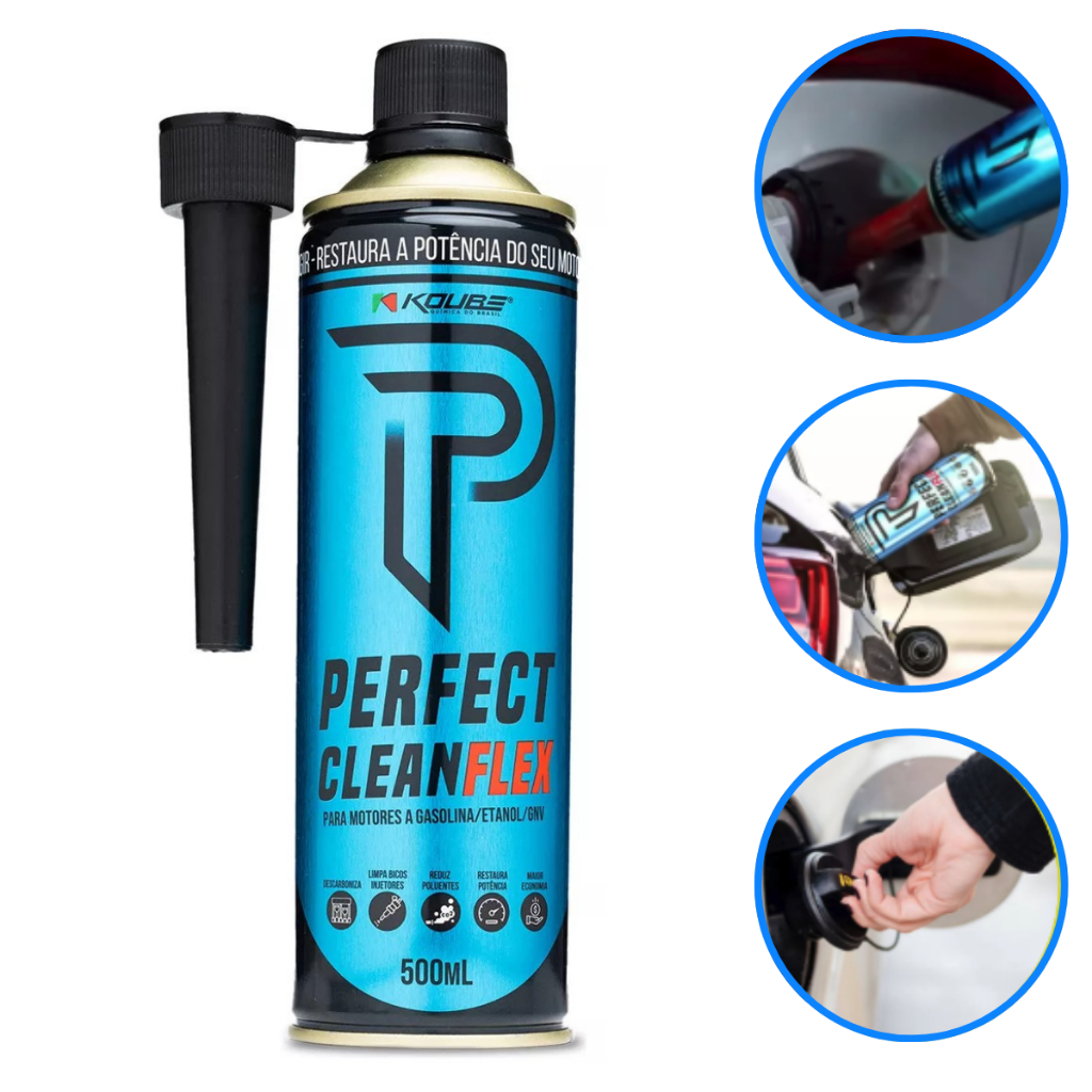 Perfect Clean Via Tanque Koube Aditivo Combust Flex Gasolina Alcool Gnv Limpa Bicos Descarbonizante em Oferta na Shopee