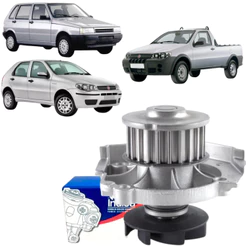 Bomba D'água Para Fiat Palio Siena Uno Motor Fire 1.0 8v 2001 a 2011 Original Indisa