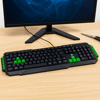 Teclado Gamer Start 2.0 Qwerty Português Cabo 1,5m 5+ Gamer em Oferta na Shopee